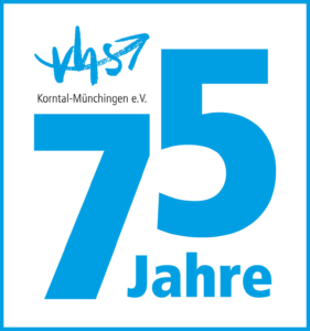 Jubiläumslogo vhs Korntal-Münchingen